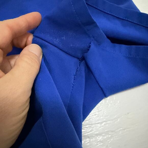 Figs blue scrub top sz XS nurse medical have some wear - Picture 10 of 12